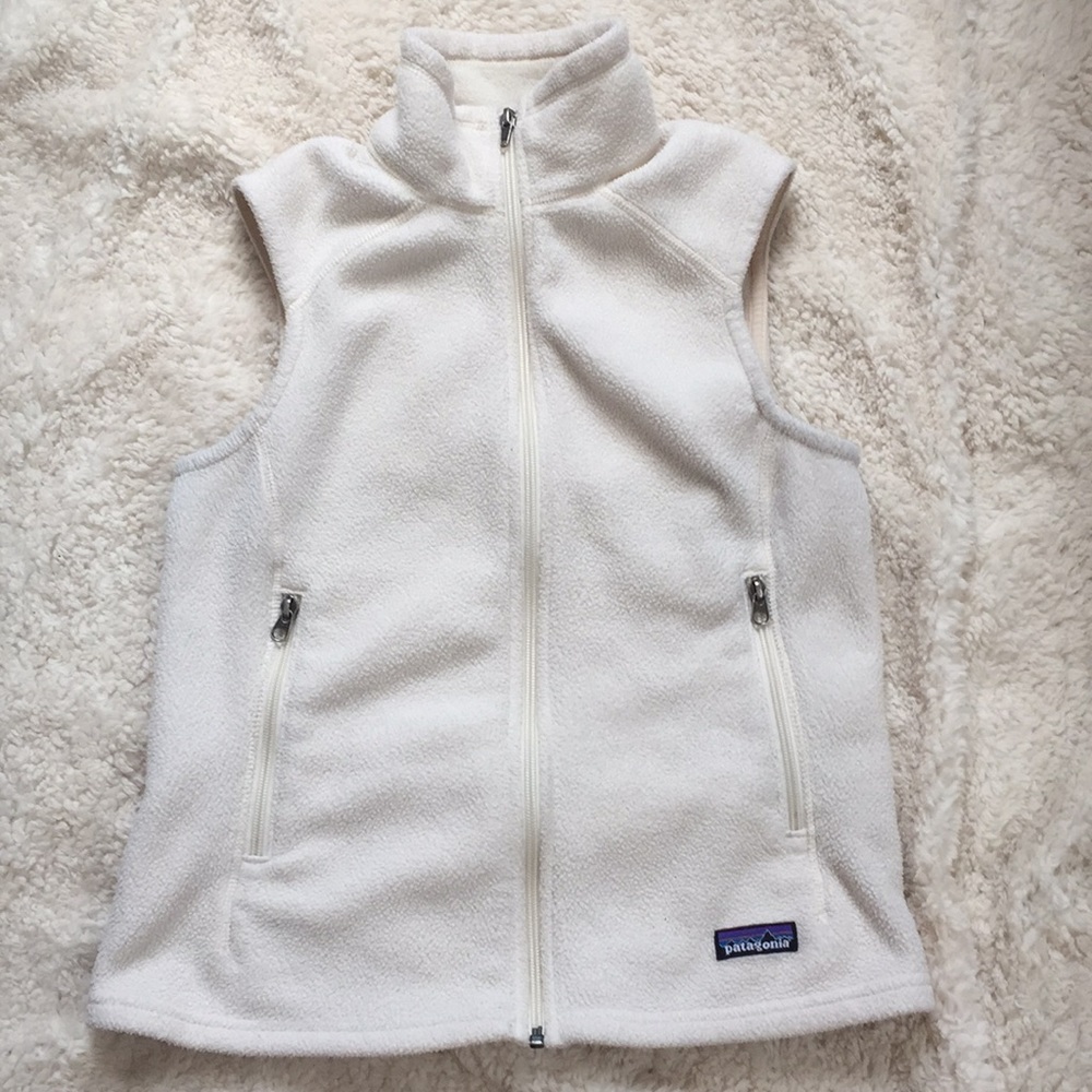 White Synchilla Vest
